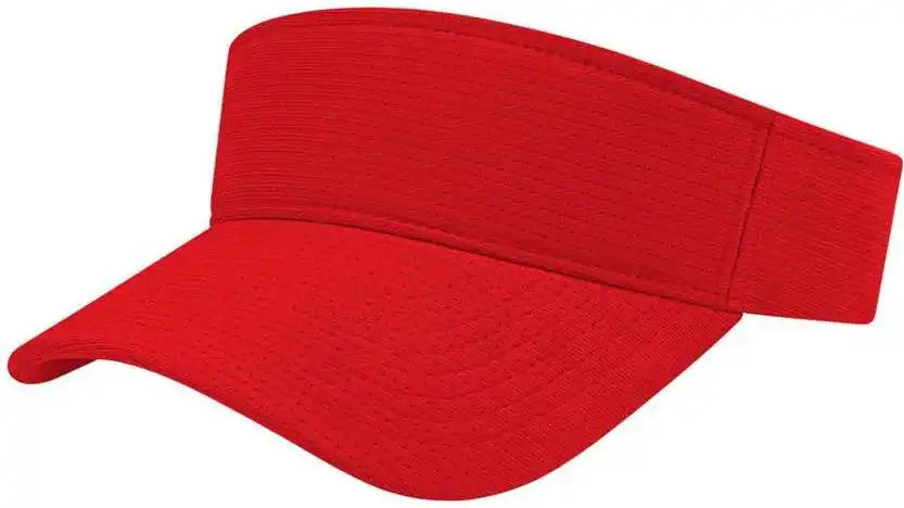Cap America I8520 Flexfit 110 Aerated Performance Visor Red / one Size Fits Most
