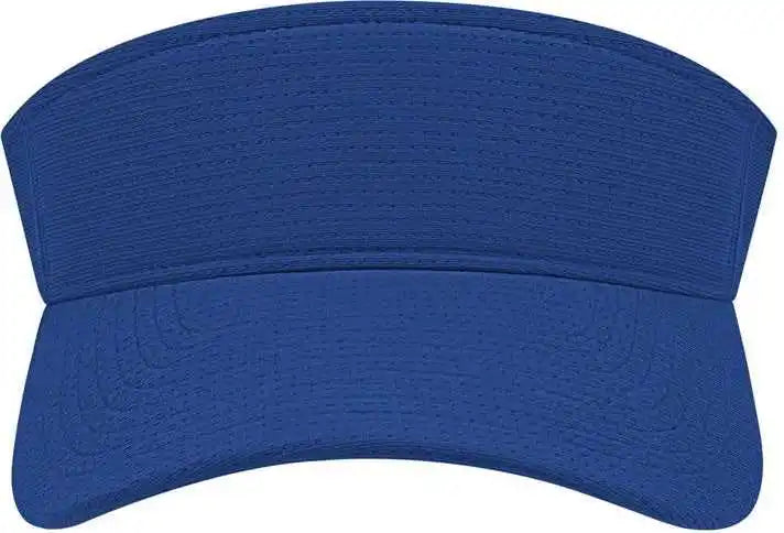 Cap America I8520 Flexfit 110 Aerated Performance Visor Royal / one Size Fits Most