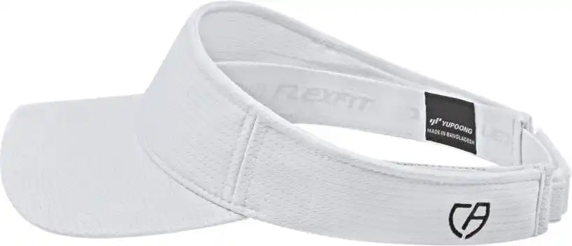 Cap America I8520 Flexfit 110 Aerated Performance Visor White / one Size Fits Most