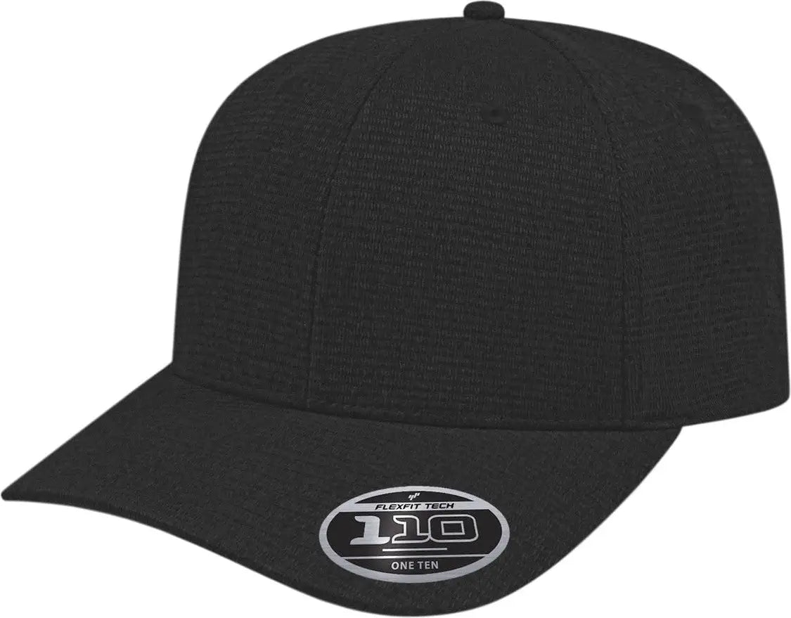 Cap America I8526 Flexfit 110 Ribbed Triblend Snap Back - Black - Osfm