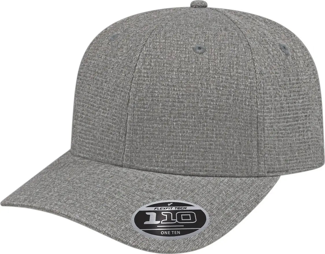 Cap America I8526 Flexfit 110 Ribbed Triblend Snap Back - Heather Gray - Osfm