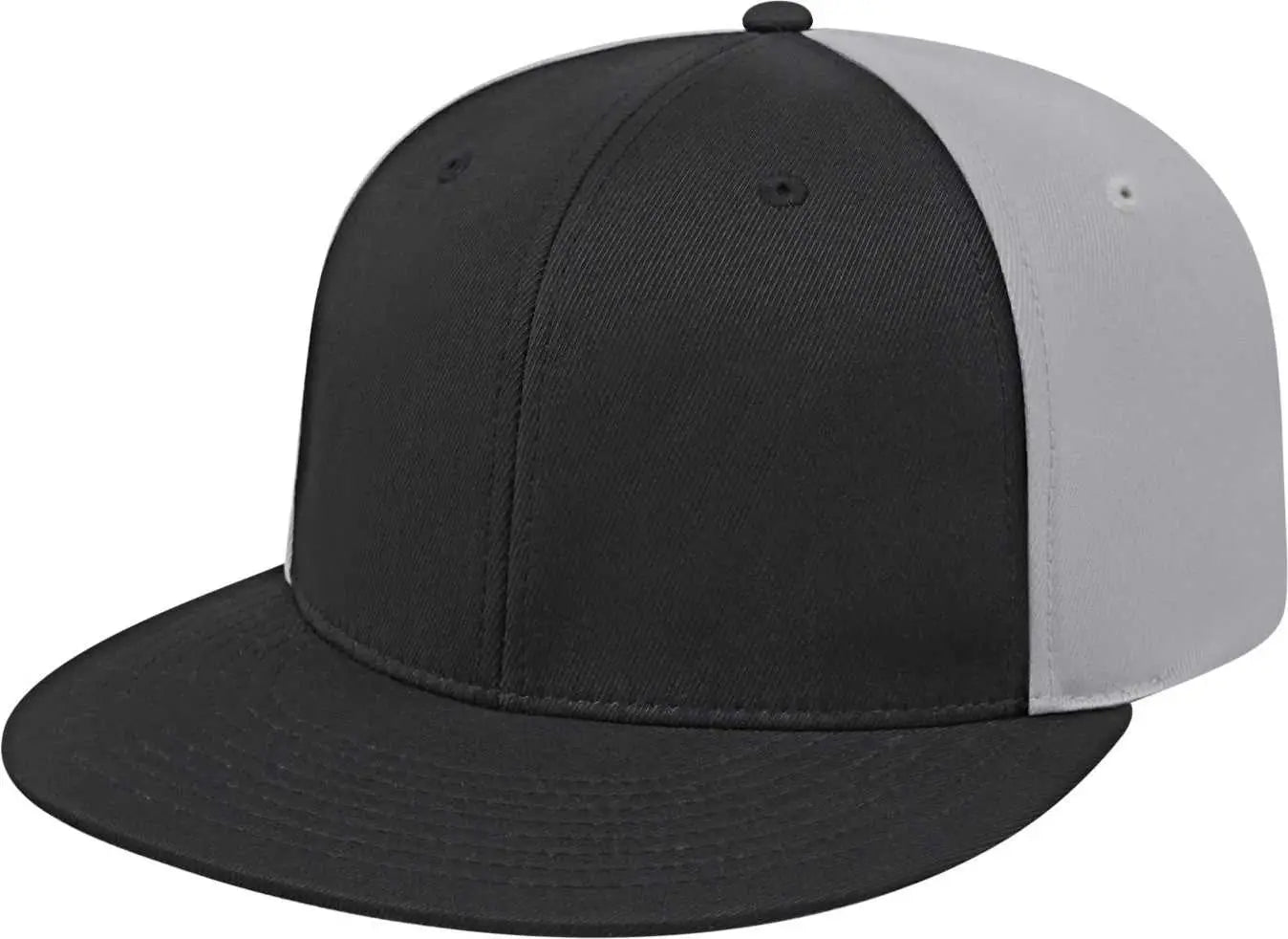 Cap America I8530 Flexfit Full Fabric Performance - Black Silver