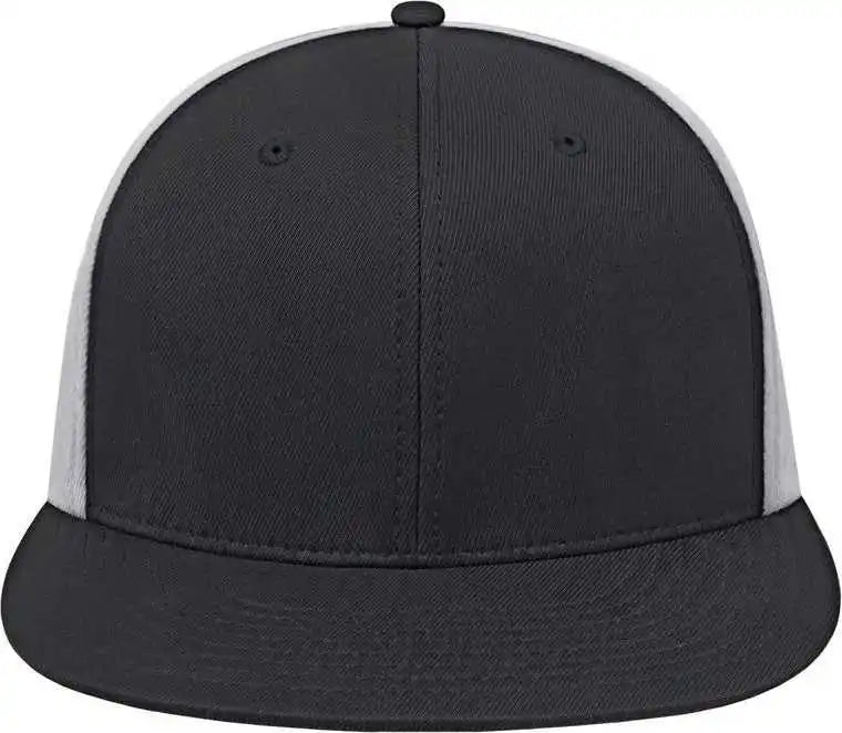 Cap America I8530 Flexfit Full Fabric Performance - Black Silver - Xs