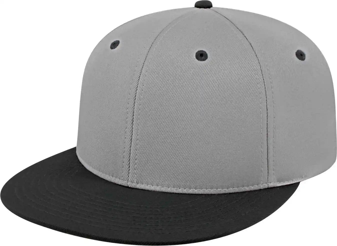 Cap America I8530 Flexfit Full Fabric Performance Silver Black / Xs