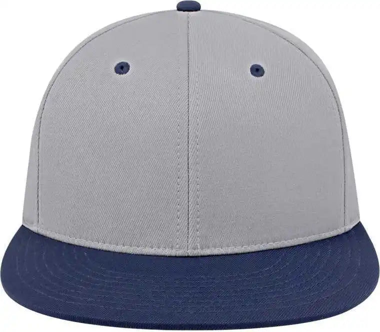 Cap America I8530 Flexfit Full Fabric Performance Silver Navy / Xs