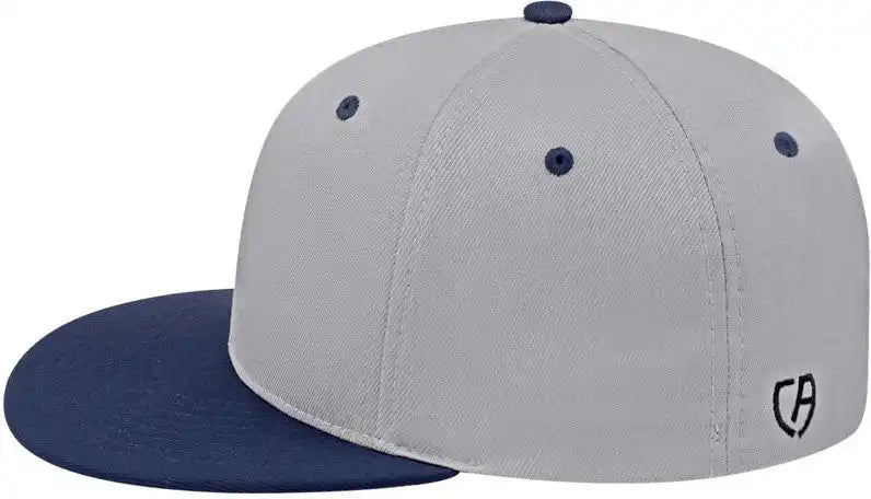 Cap America I8530 Flexfit Full Fabric Performance Silver Navy