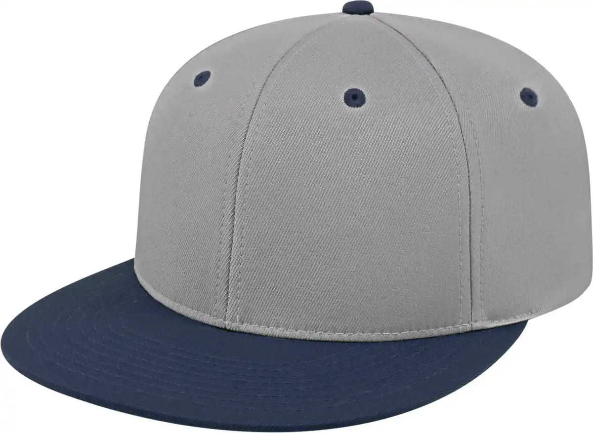 Cap America I8530 Flexfit Full Fabric Performance Silver Navy / Xs