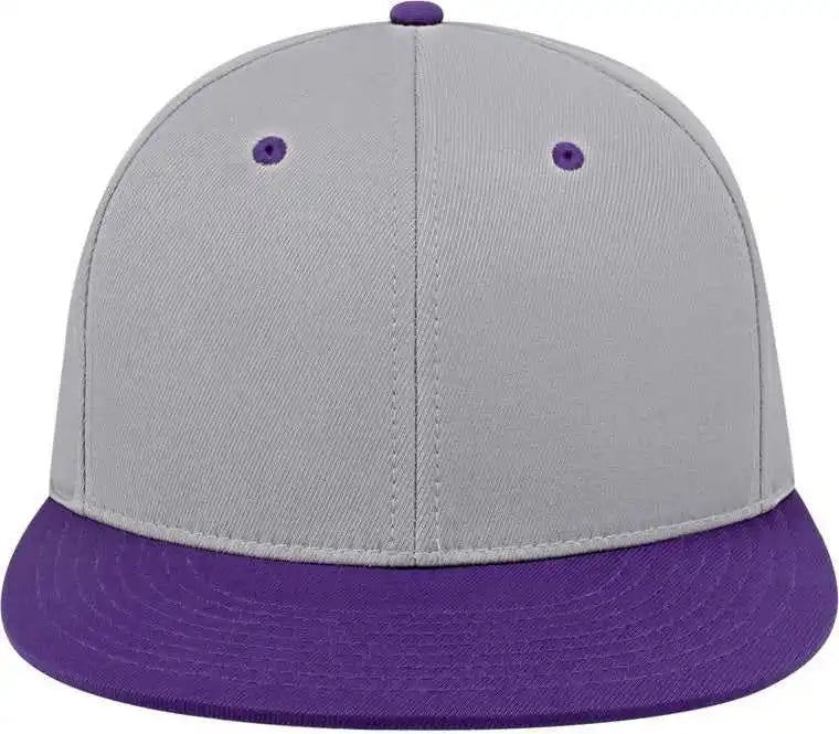 Cap America I8530 Flexfit Full Fabric Performance Silver Purple