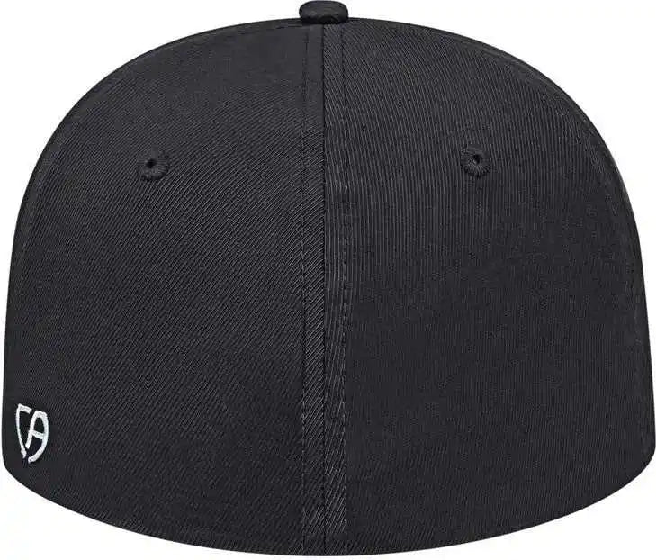 Cap America I8530 Flexfit Full Fabric Performance White Black
