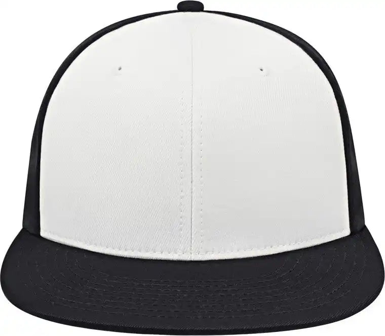 Cap America I8530 Flexfit Full Fabric Performance White Black