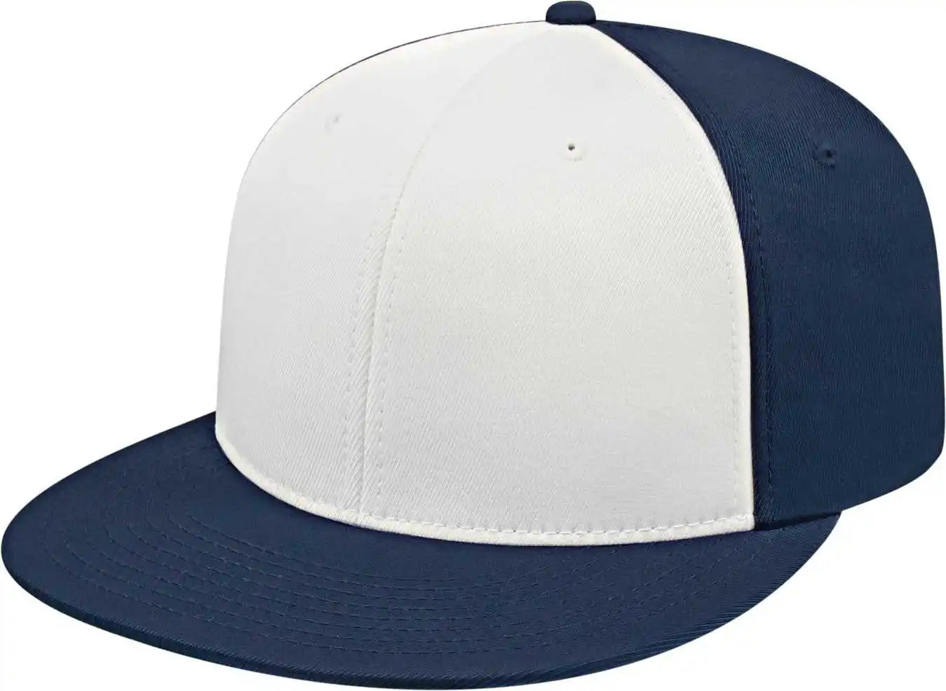 Cap America I8530 Flexfit Full Fabric Performance White Navy / Xs
