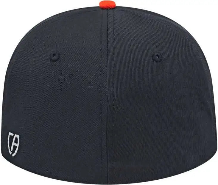 Cap America I8530 Flexfit Full Fabric Performance - White Orange Black