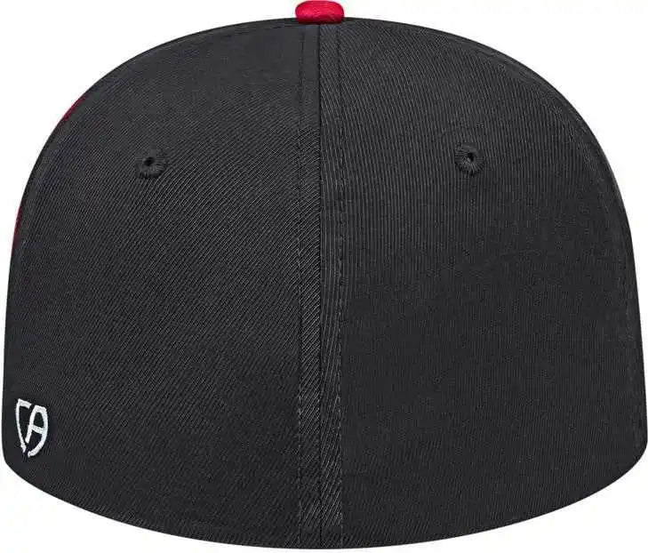 Cap America I8530 Flexfit Full Fabric Performance White Red Black