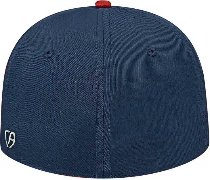 Cap America I8530 Flexfit Full Fabric Performance - White Red Navy