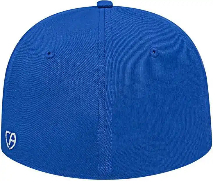 Cap America I8530 Flexfit Full Fabric Performance White Royal