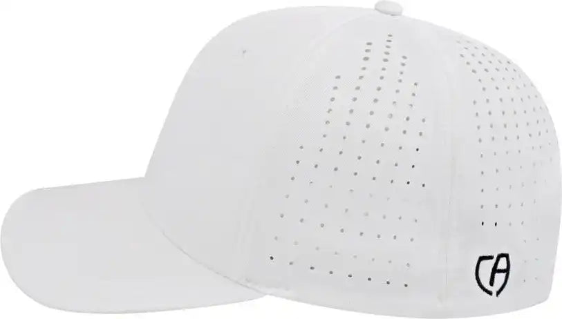 Cap America I8533 Flexfit 110 Perforated Performance Snap Back White / one Size Fits Most