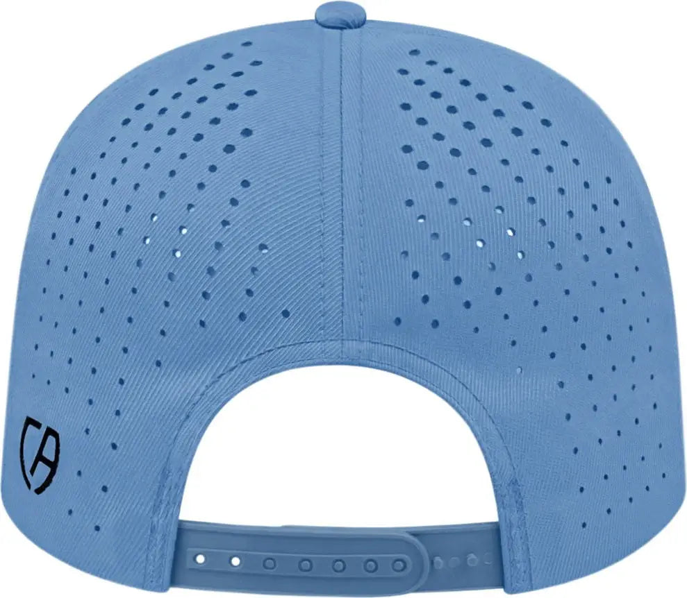 Cap America I8533 Flexfit 110 Perforated Performance Snap Back - Columbia Blue - one Size Fits Most