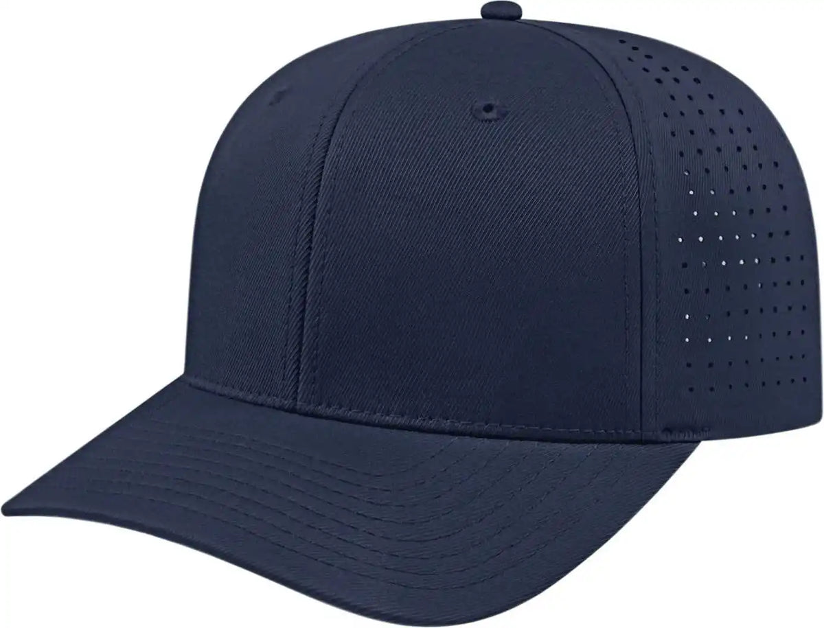 Cap America I8533 Flexfit 110 Perforated Performance Snap Back Navy / one Size Fits Most