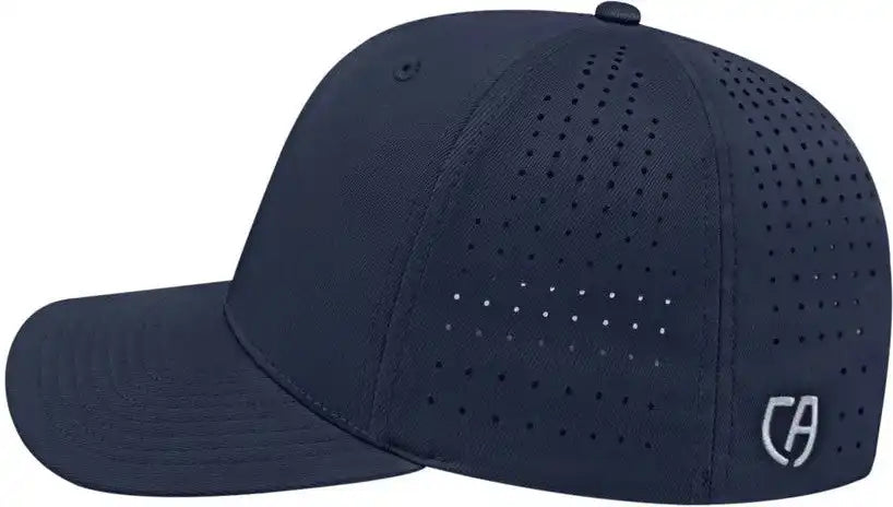 Cap America I8533 Flexfit 110 Perforated Performance Snap Back Navy / one Size Fits Most