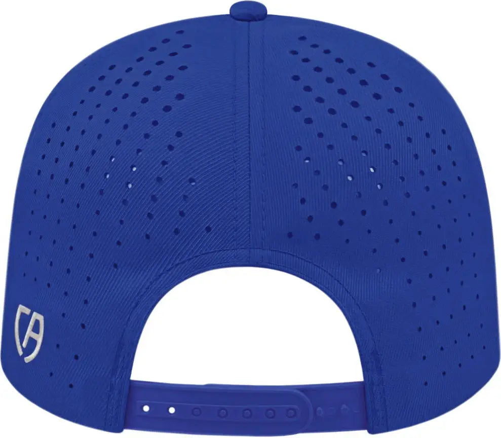 Cap America I8533 Flexfit 110 Perforated Performance Snap Back - Royal - one Size Fits Most