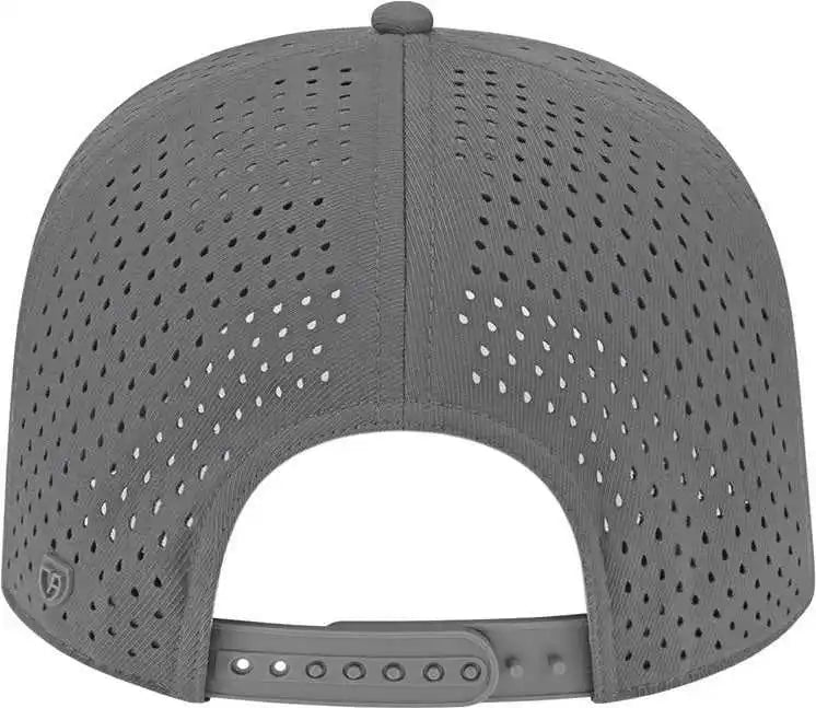 Cap America I8540 Premium Water Resistant Perforated Charcoal / one Size Fits Most