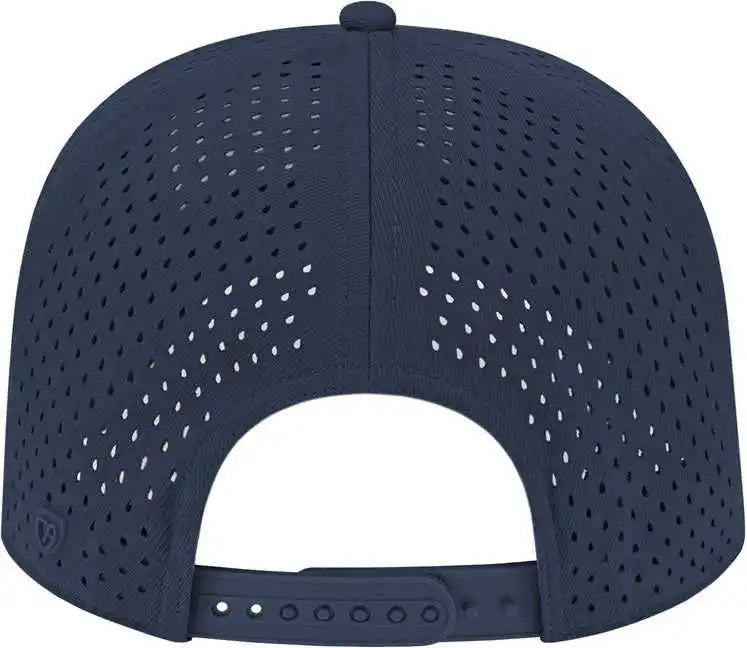 Cap America I8540 Premium Water Resistant Perforated Navy / one Size Fits Most