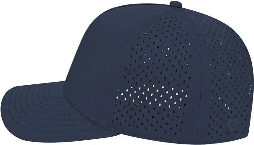 Cap America I8540 Premium Water-resistant Perforated - Navy - one Size Fits Most