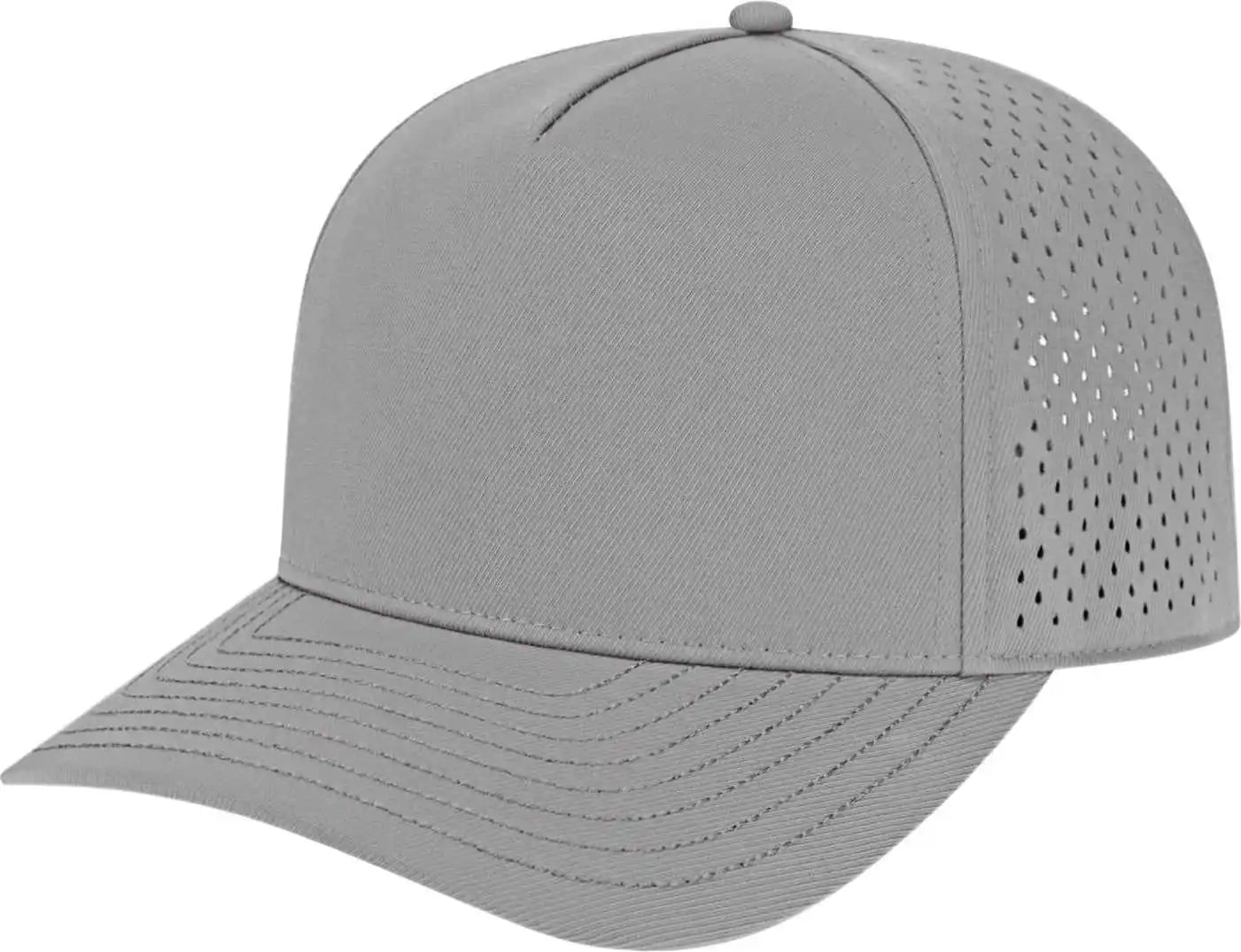 Cap America I8540 Premium Water Resistant Perforated Silver / one Size Fits Most