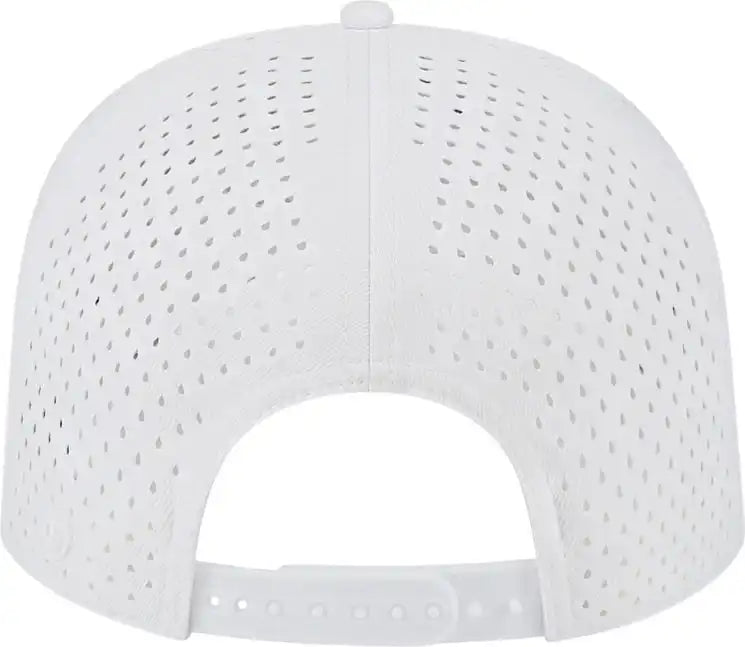 Cap America I8540 Premium Water-resistant Perforated - White - one Size Fits Most