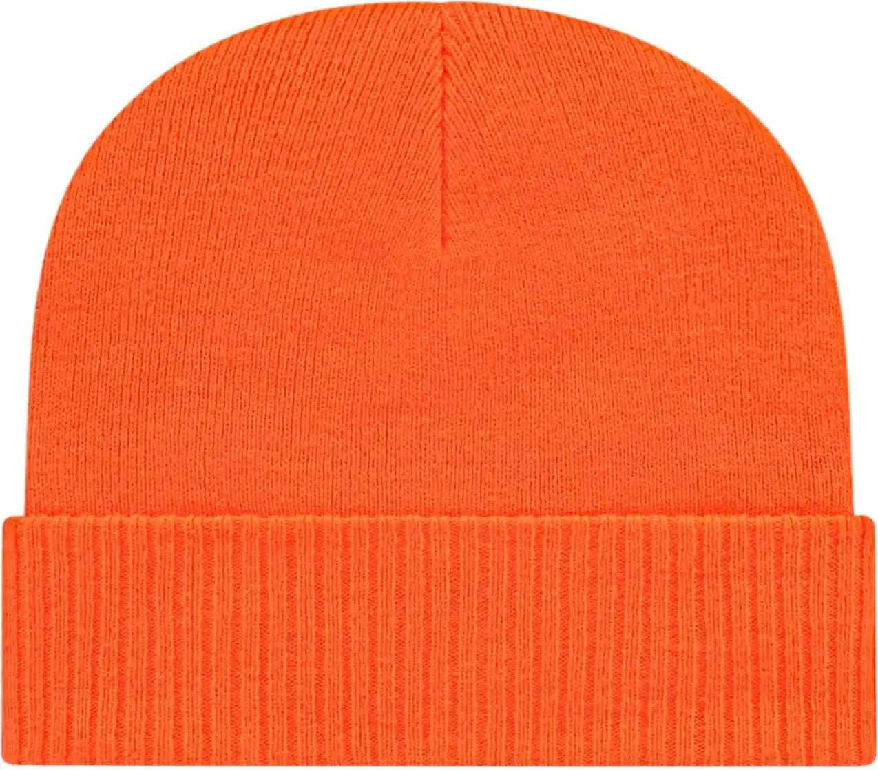 Cap America Ik22 Knit with Ribbed Cuff Beanie - Blaze - one Size Fits Most