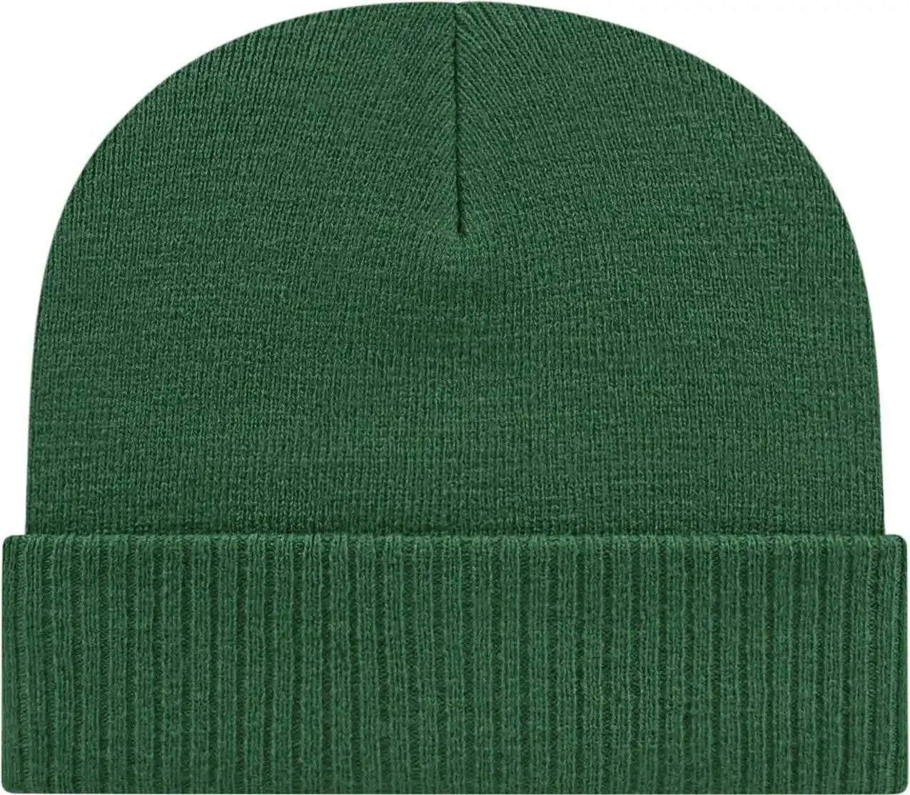 Cap America Ik22 Knit with Ribbed Cuff Beanie - Hunter