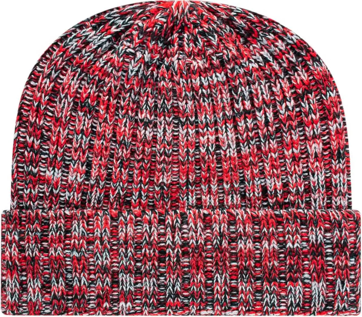Cap America Ik37 Sustainable Cuffed Knit with Polylana Fiber - Red - one Size Fits Most