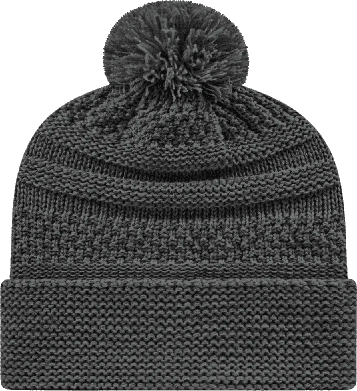 Cap America Ik55 Cable Knit Beanie - Charcoal - Dark Gray / one Size Fits Most