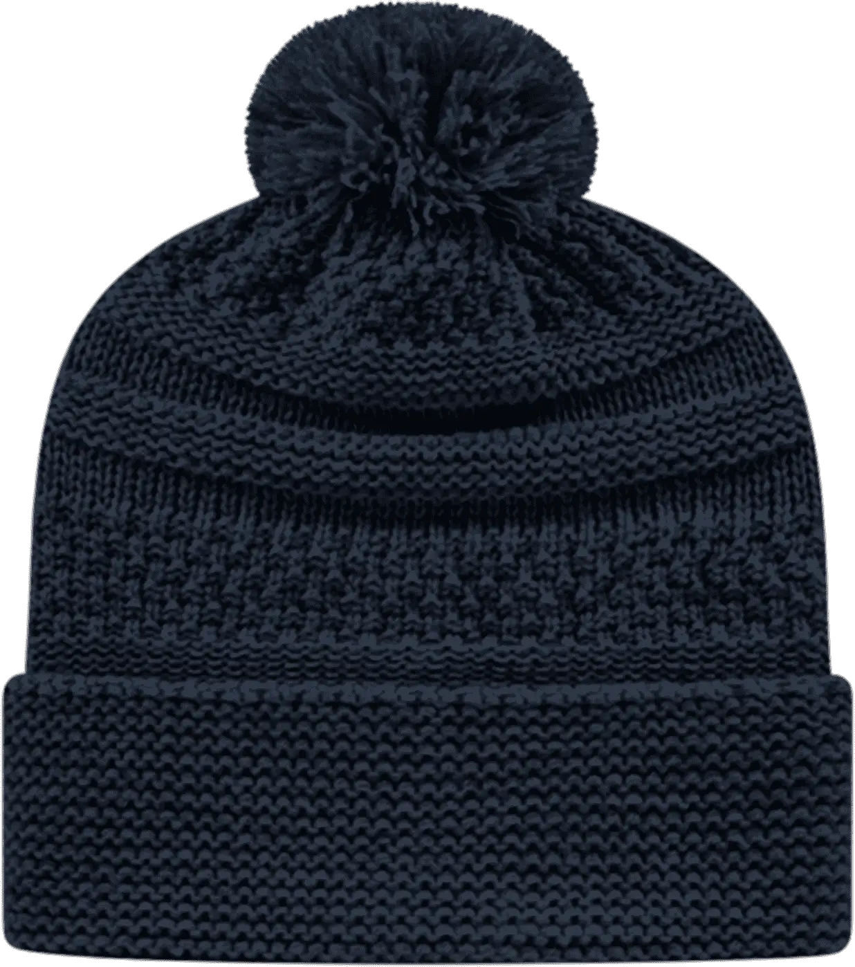 Cap America Ik55 Cable Knit Beanie - Navy