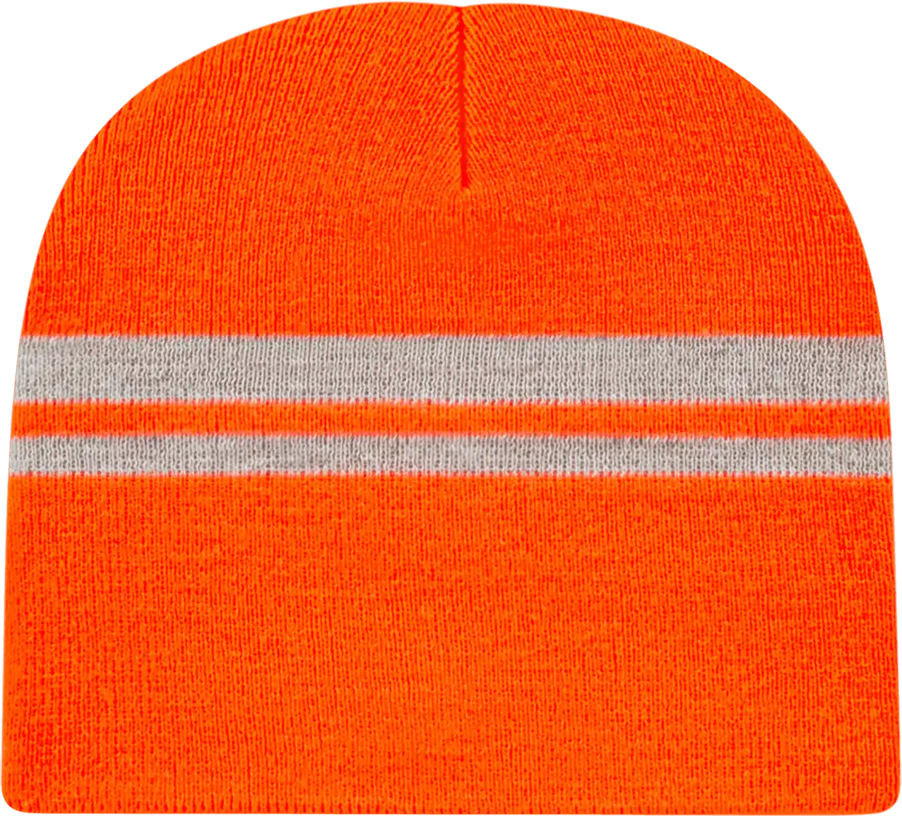 Cap America Ik58 Reflective Beanie - Safety Orange - one Size Fits Most