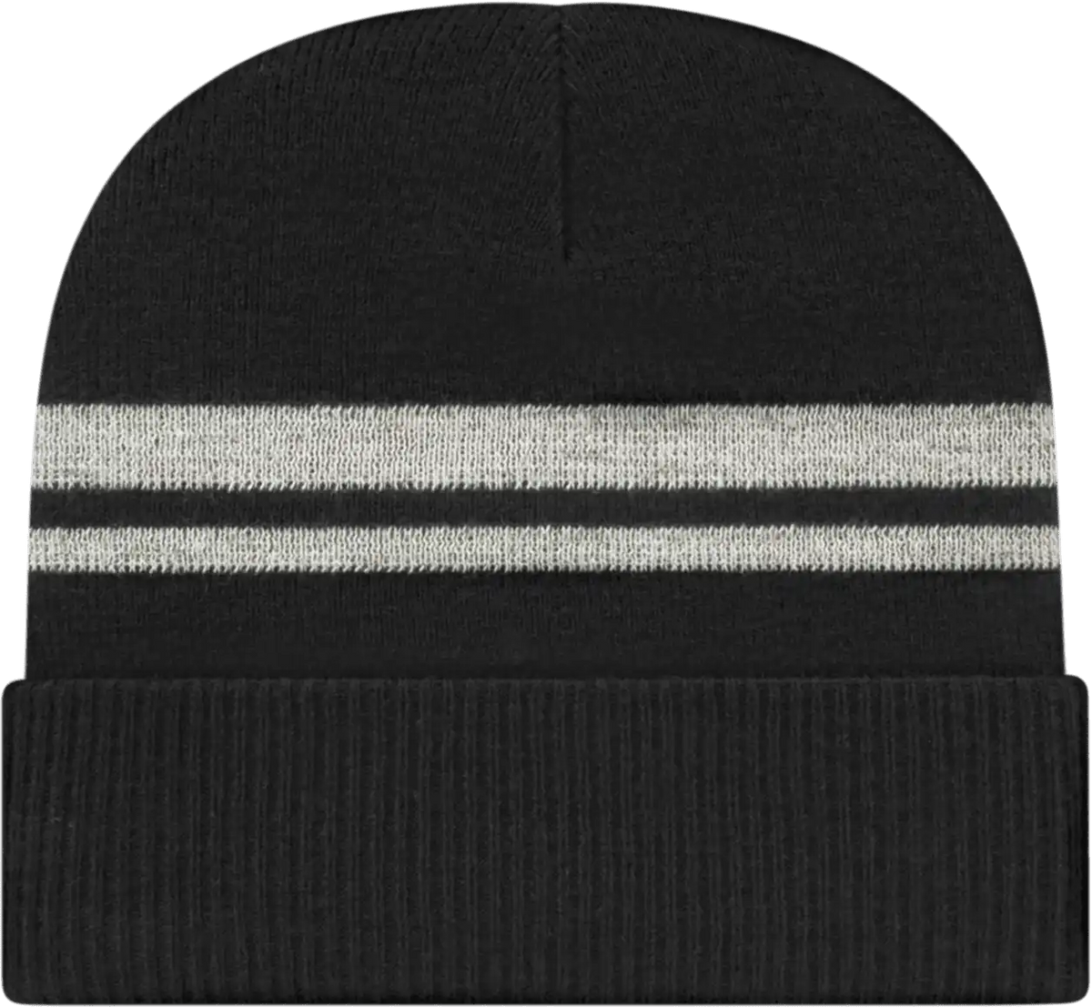 Cap America Ik59 Reflective Knit with Cuff Beanie - Black