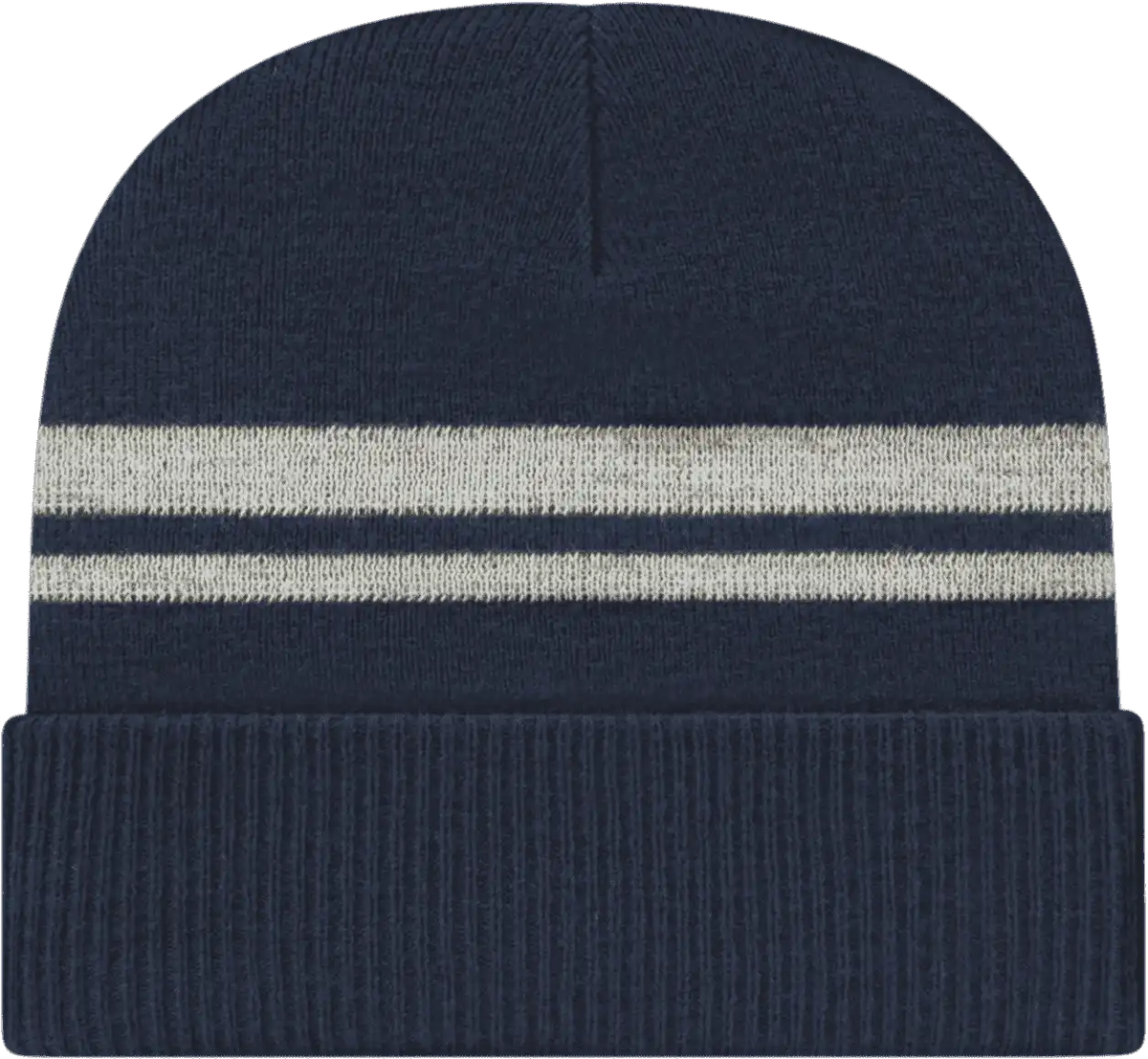 Cap America Ik59 Reflective Knit with Cuff Beanie - Navy - one Size Fits Most