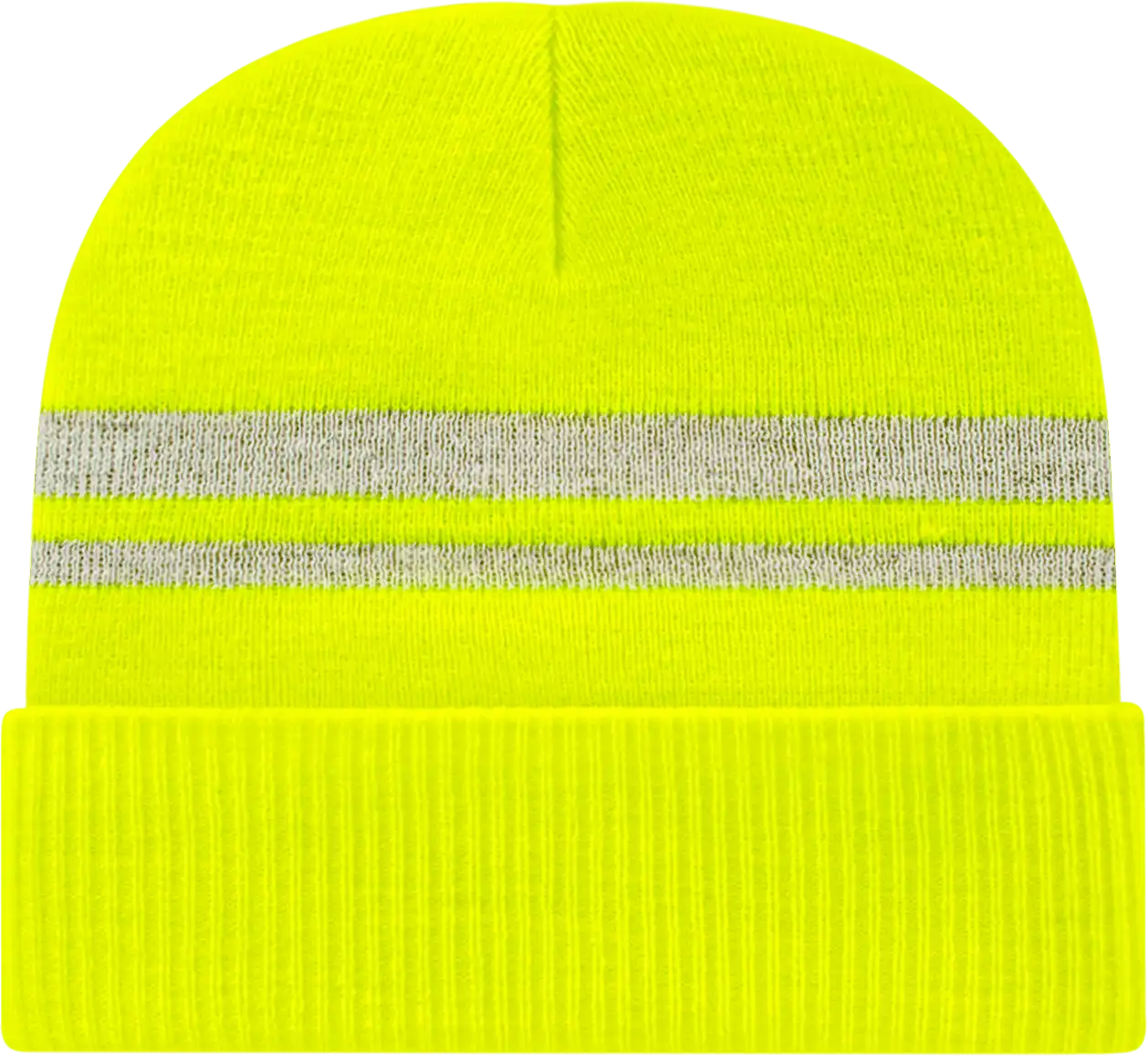 Cap America Ik59 Reflective Knit with Cuff Beanie - Safety Yellow