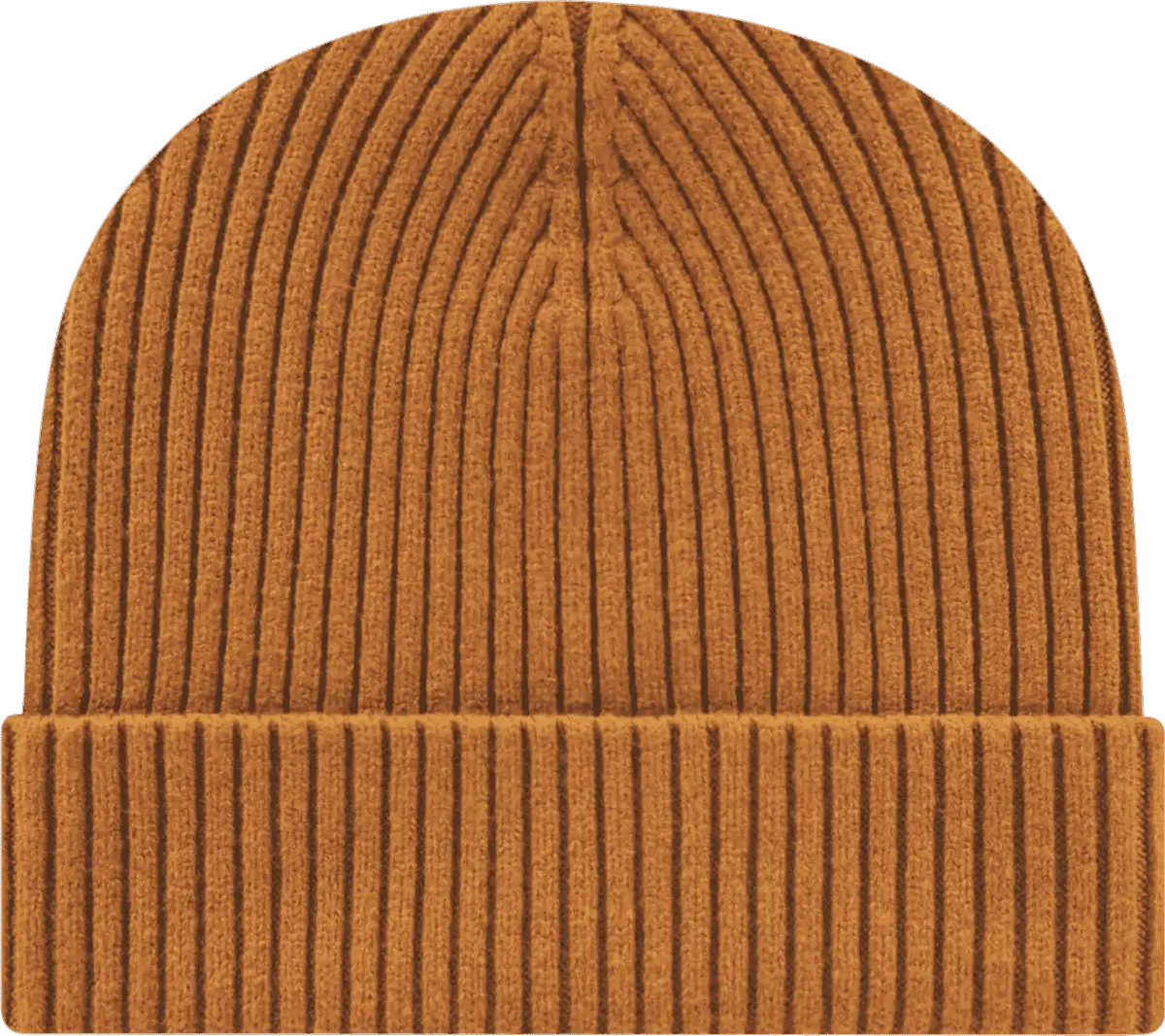 Cap America Ik8550 Premium Cuffed Knit Beanie Cider Tan / one Size Fits Most