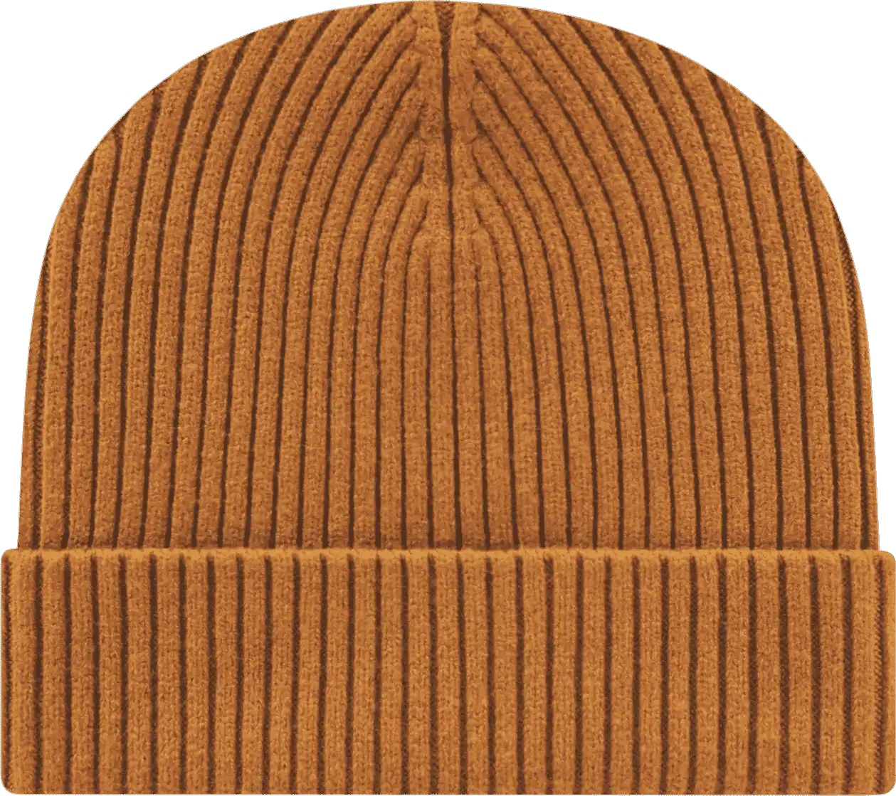 Cap America Ik8550 Premium Cuffed Knit Beanie - Cider - Tan / one Size Fits Most