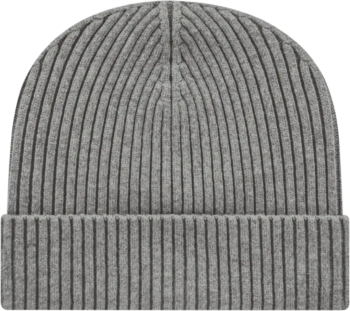 Cap America Ik8550 Premium Cuffed Knit Beanie - Heather Gray - one Size Fits Most