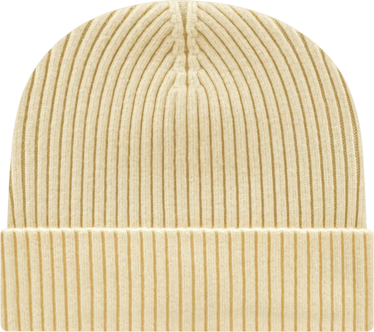 Cap America Ik8550 Premium Cuffed Knit Beanie Ivory / one Size Fits Most