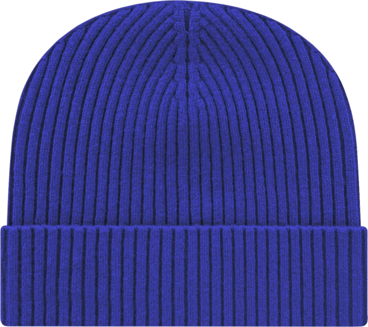 Cap America Ik8550 Premium Cuffed Knit Beanie - Royal