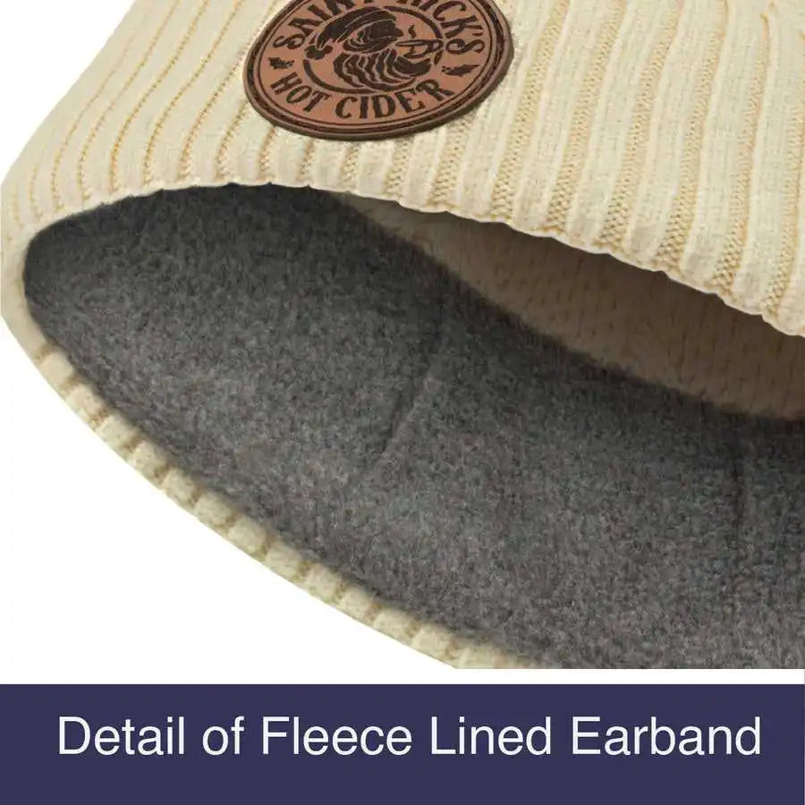 Cap America Ik8554 Premium Diagonal Weave Knit with Cuff Beanie - Black - one Size Fits Most