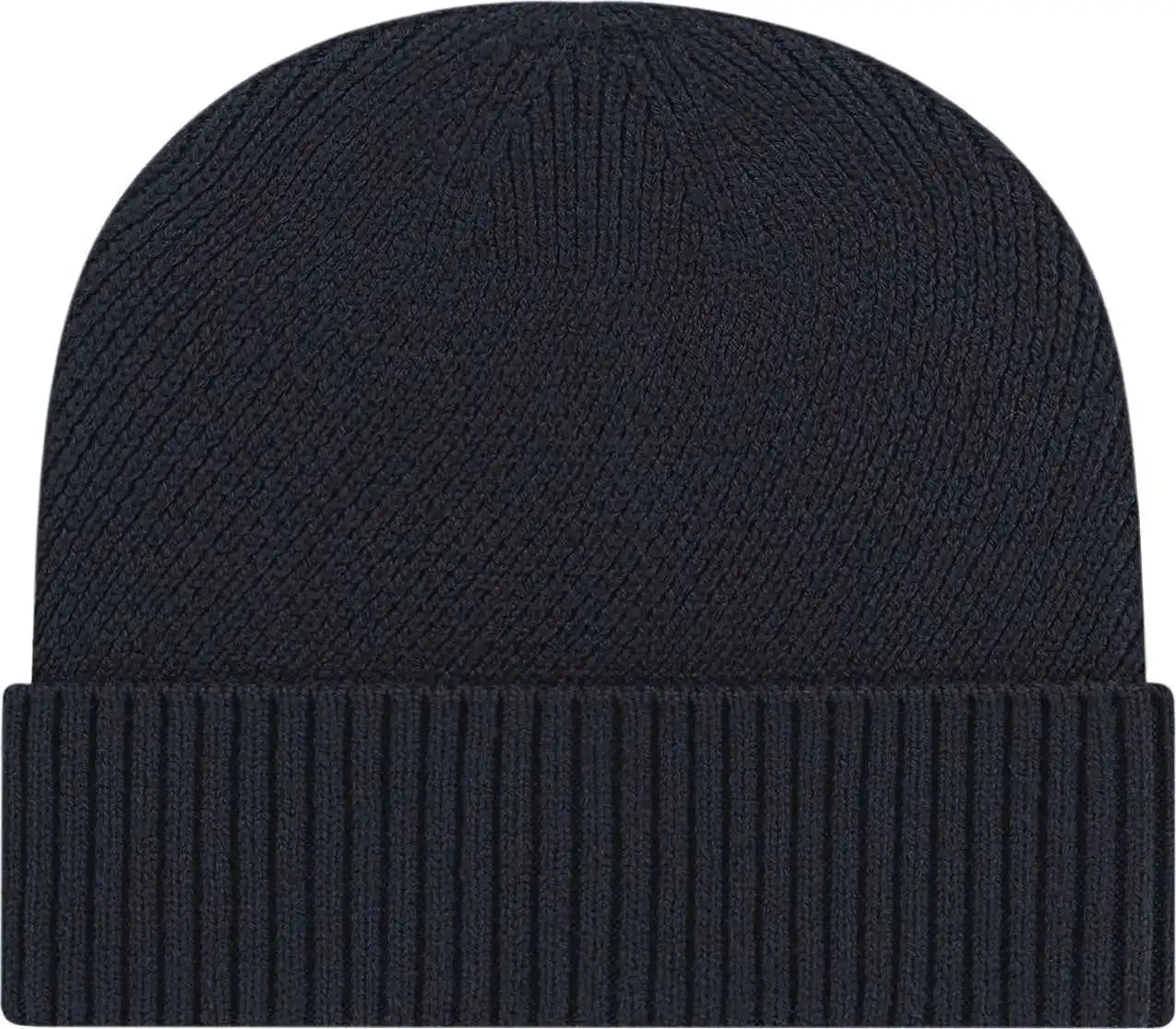 Cap America Ik8557 Premium Recycled Knit with Cuff Beanie Black / one Size Fits Most