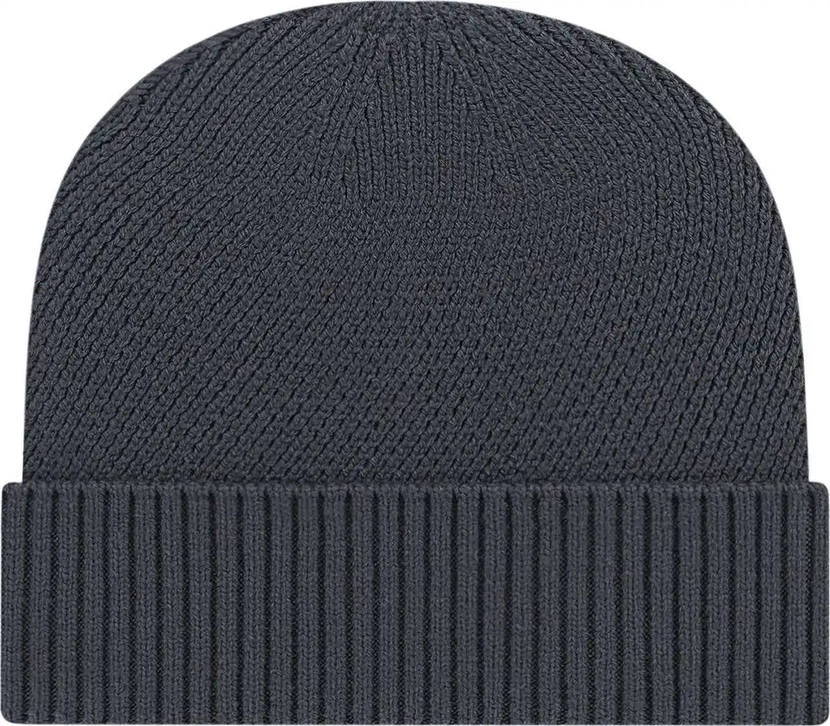 Cap America Ik8557 Premium Recycled Knit with Cuff Beanie Charcoal / one Size Fits Most