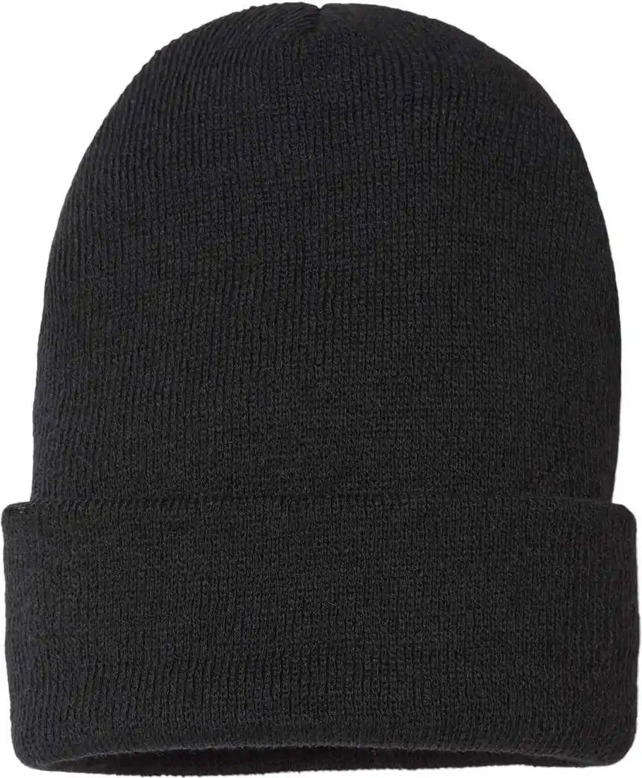 Cap America Skn24 Sustainable Knit with Cuff Black / one Size Fits Most