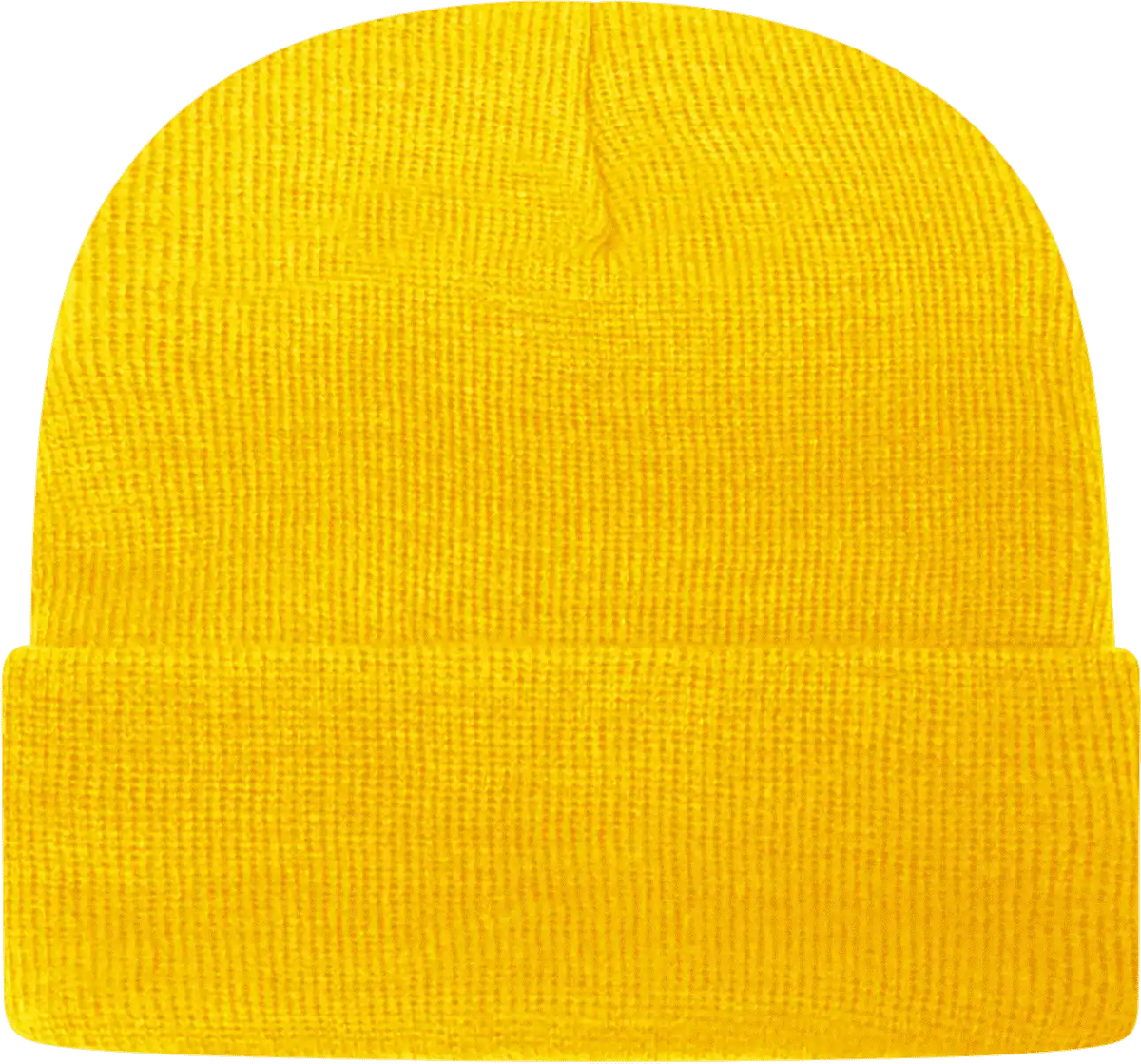 Cap America Tkn24 Usa Made Knit with Cuff Beanie - Arctic Yellow - one Size Fits Most