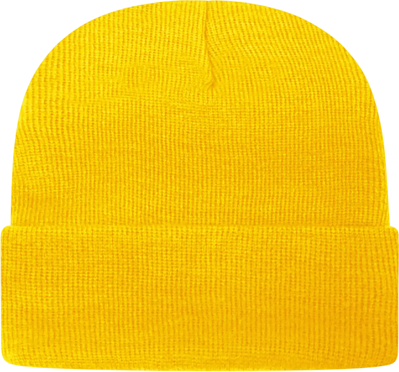 Cap America Tkn24 Usa Made Knit with Cuff Beanie - Arctic Yellow - one Size Fits Most