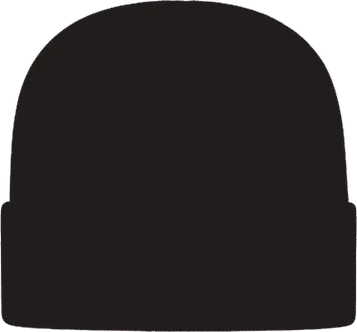 Cap America Tkn24 Usa Made Knit with Cuff Beanie Black / one Size Fits Most